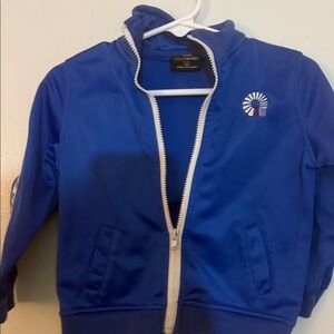 Akademiks Kids Blue Zip-Up Hoodie